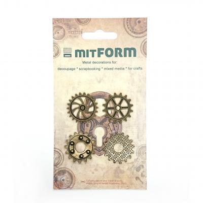 Mitform Metal Embellishments - Gear 30